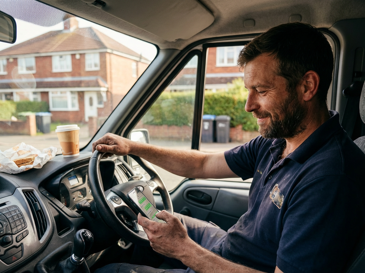 Business owner using Taskmaster